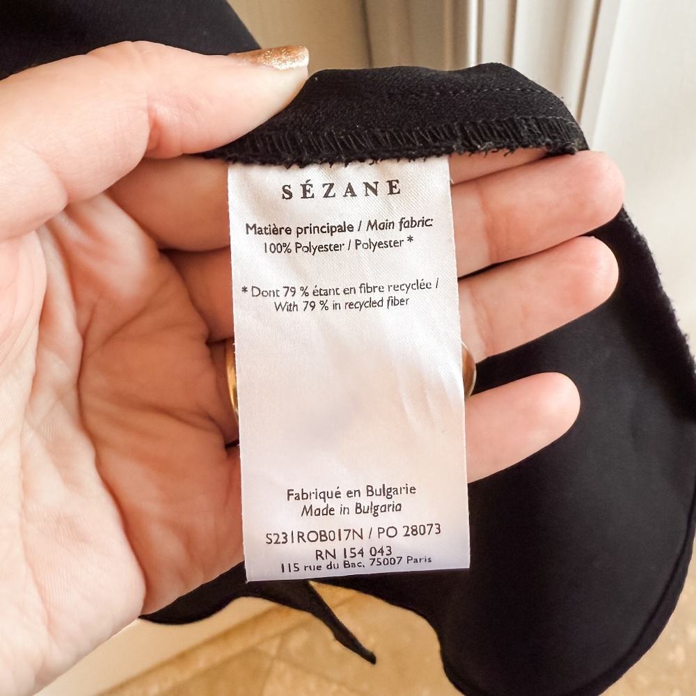 Raquel Dress in Black -- Size 8 US/ 40 FR - Picture 13 of 13